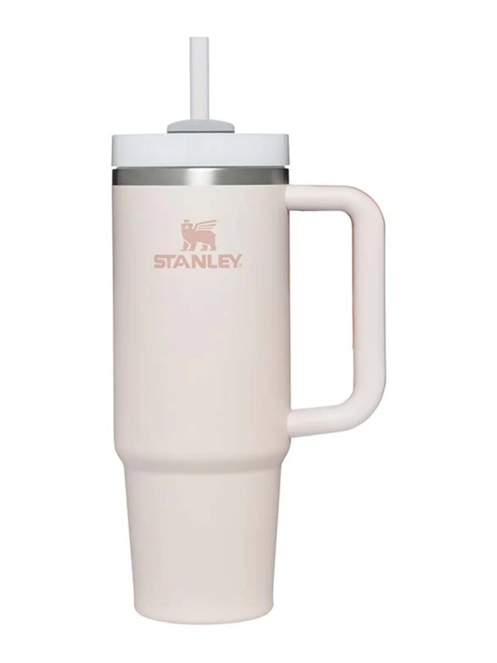 Stanley Rose Quartz 30oz Travel Tumbler with Handle NWOT
